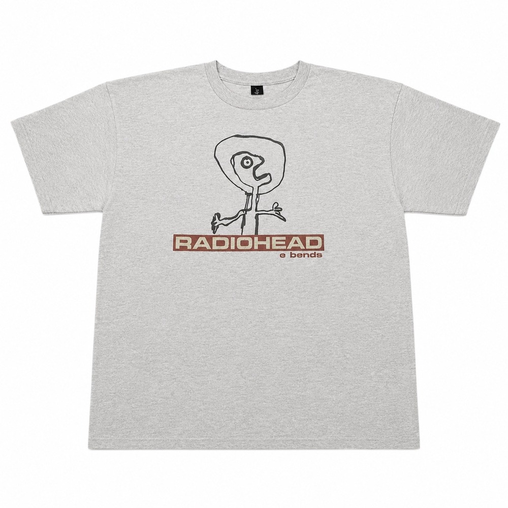 Radiohead The Bends Graphic T-Shirt Mens XL Heather Gray Band Tee